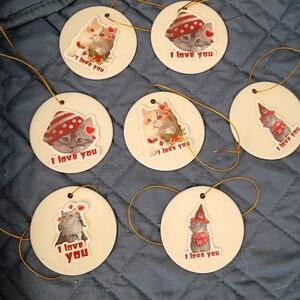 Cute Cat Ornaments